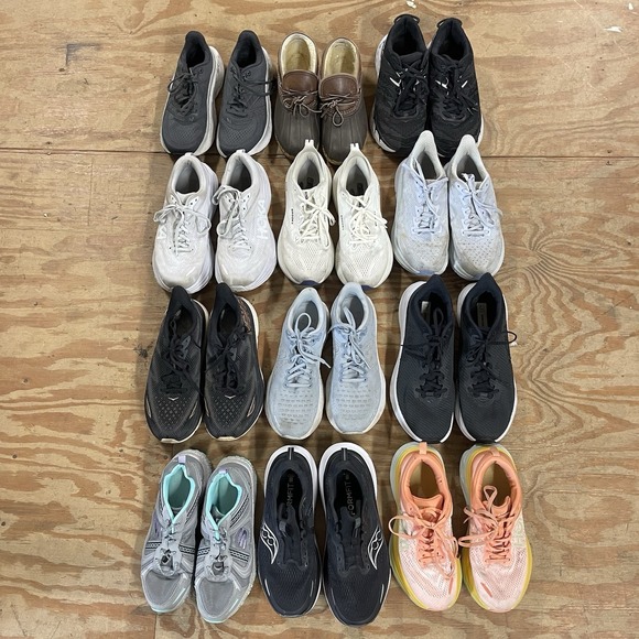 Lot 12 Pairs Of Athletic Shoes Bulk Wholesale Reseller‎ Hoka Brooks Saucony Nike main image 15